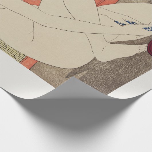 WRAPPINGSPAPIER : JAPANESE WOODBLOCK :Shinsui Itō Cadeaupapier (Hoek)