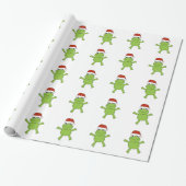 WRAPPINGSPAPIER JOLLY FROG CADEAUPAPIER (Uitgerold)