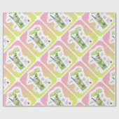 WRAPPINGSPAPIER - MOJITO RECIPE COCKTAIL ART CADEAUPAPIER (Vlak)