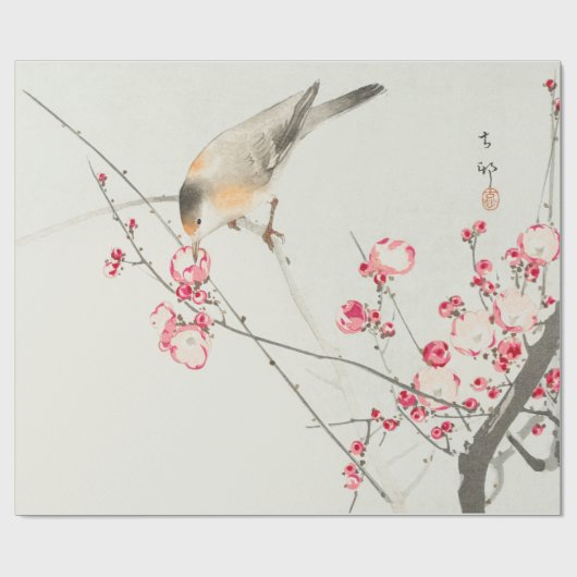 WRAPPINGSPAPIER : OHARA KOSON : SONGBIRD CADEAUPAPIER (Vlak)