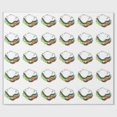 WRAPPINGSPAPIER SANDWICH CADEAUPAPIER (Vlak)