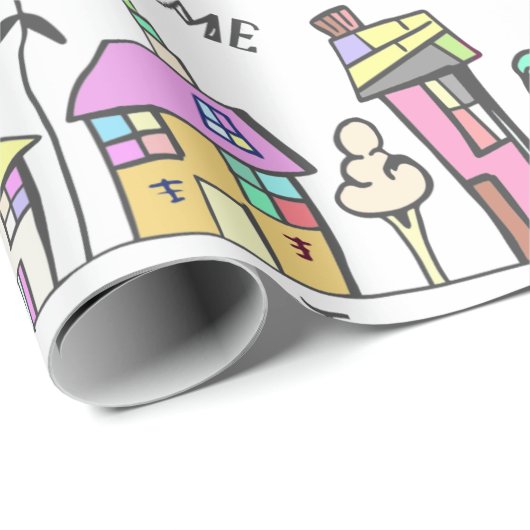 WRAPPINGSPAPIER VAN DE STEENHUISVESTING VOOR HAUSE CADEAUPAPIER (Rol Hoek)