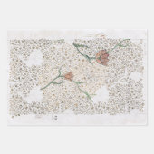 WRAPPINGSPAPIER : WILLIAM MORRIS : GARDEN TULIP INPAKPAPIER VEL (Voorkant 3)