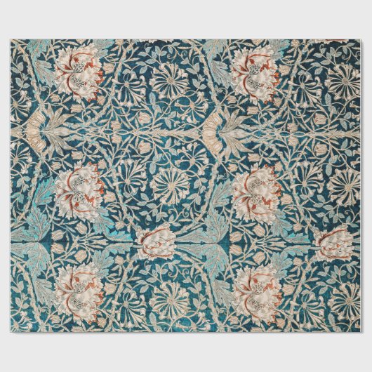 WRAPPINGSPAPIER : WILLIAM MORRIS : HONEYSUCKLE CADEAUPAPIER (Vlak)