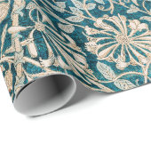 WRAPPINGSPAPIER : WILLIAM MORRIS : HONEYSUCKLE CADEAUPAPIER (Rol Hoek)