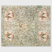 WRAPPINGSPAPIER : WILLIAM MORRIS : HONEYSUCKLE CADEAUPAPIER (Vlak)
