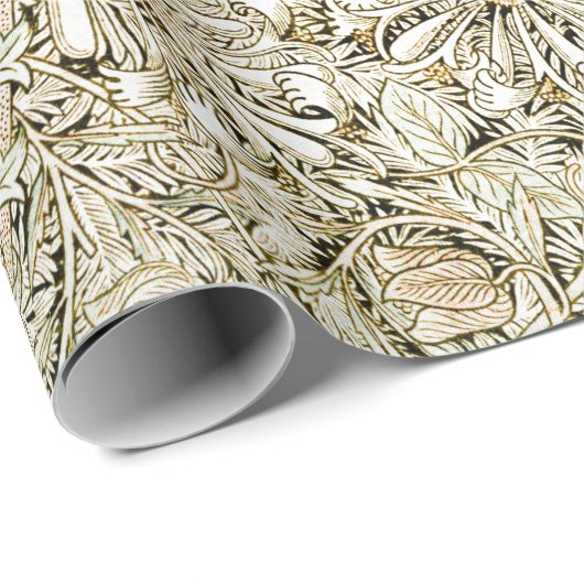 WRAPPINGSPAPIER : WILLIAM MORRIS : HONEYSUCKLE CADEAUPAPIER (Rol Hoek)