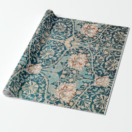 WRAPPINGSPAPIER : WILLIAM MORRIS : HONEYSUCKLE CADEAUPAPIER