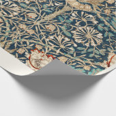 WRAPPINGSPAPIER : WILLIAM MORRIS : HONEYSUCKLE CADEAUPAPIER (Hoek)