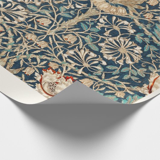 WRAPPINGSPAPIER : WILLIAM MORRIS : HONEYSUCKLE CADEAUPAPIER (Hoek)