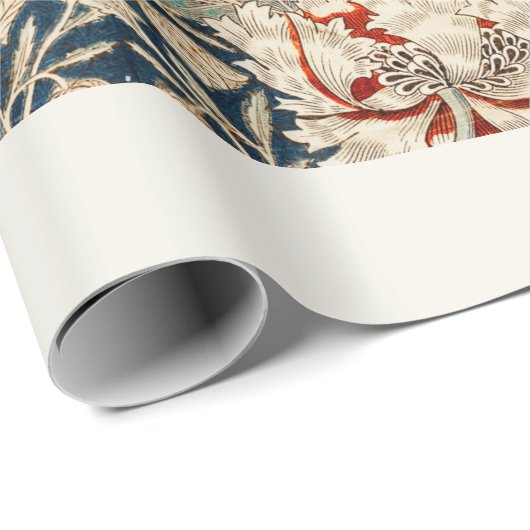 WRAPPINGSPAPIER : WILLIAM MORRIS : HONEYSUCKLE CADEAUPAPIER (Rol Hoek)