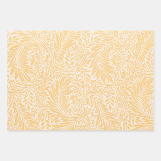 WRAPPINGSPAPIER : WILLIAM MORRIS : LARKSPUR INPAKPAPIER VEL (Voorkant)