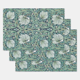 WRAPPINGSPAPIER : WILLIAM MORRIS : PIMPERNEL INPAKPAPIER VEL