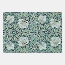 WRAPPINGSPAPIER : WILLIAM MORRIS : PIMPERNEL INPAKPAPIER VEL