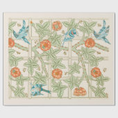 WRAPPINGSPAPIER : WILLIAM MORRIS : TRELLIS PATTERN CADEAUPAPIER (Vlak)