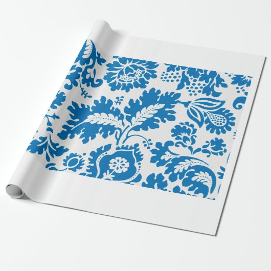 WRAPPINGSPAPIER : WILLIAM MORRIS :VENETIAN ONTWERP CADEAUPAPIER (Uitgerold)