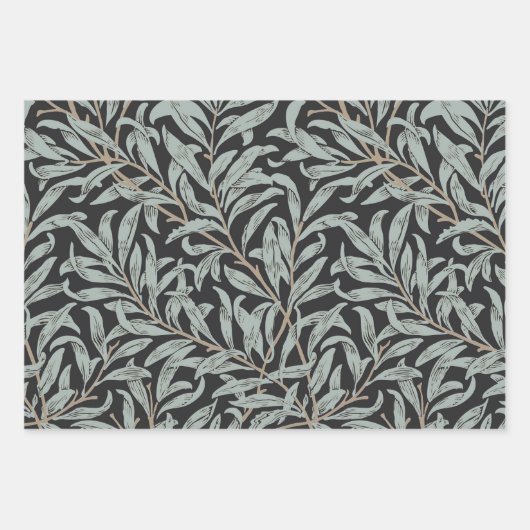 WRAPPINGSPAPIER : WILLIAM MORRIS : WILLOW INPAKPAPIER VEL (Voorkant 2)