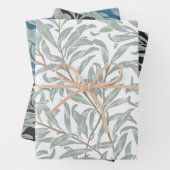 WRAPPINGSPAPIER : WILLIAM MORRIS : WILLOW INPAKPAPIER VEL (In situ)