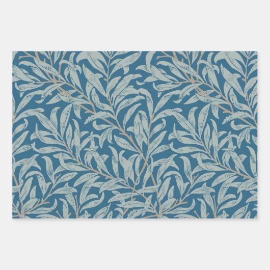 WRAPPINGSPAPIER : WILLIAM MORRIS : WILLOW INPAKPAPIER VEL (Voorkant 3)