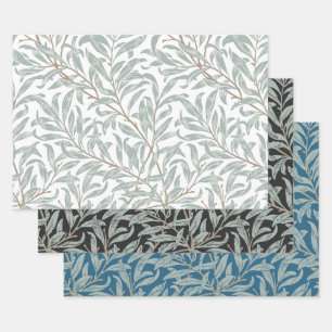 WRAPPINGSPAPIER : WILLIAM MORRIS : WILLOW INPAKPAPIER VEL
