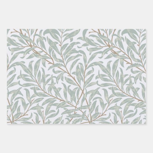 WRAPPINGSPAPIER : WILLIAM MORRIS : WILLOW INPAKPAPIER VEL (Voorkant 2)