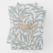 WRAPPINGSPAPIER : WILLIAM MORRIS : WILLOW INPAKPAPIER VEL (In situ)
