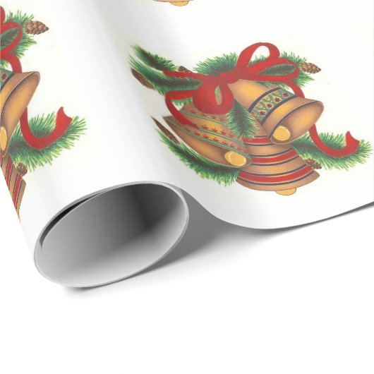 WRAPPORTEPAPIERCHRISTMAS-BELLEN CADEAUPAPIER (Rol Hoek)