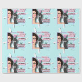 WRAPPORTEUR VOOR Diamanten EN Martinis Cadeaupapier (Vlak)