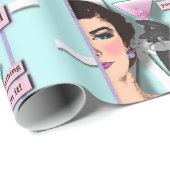 WRAPPORTEUR VOOR Diamanten EN Martinis Cadeaupapier (Rol Hoek)