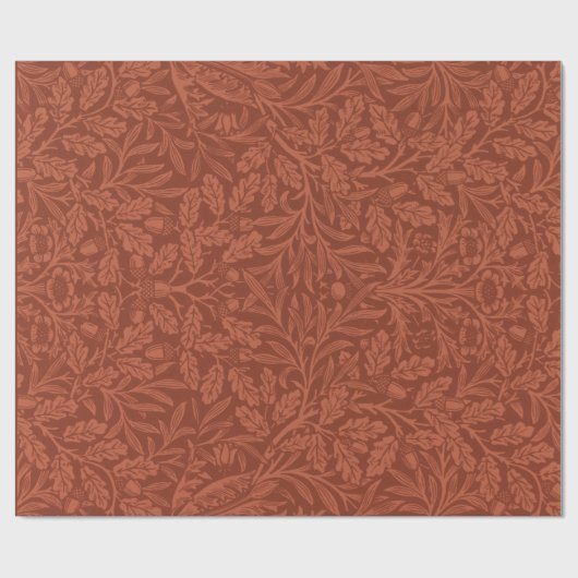 WRAPPORTEUR : WILLIAM MORRIS : ACORNS CADEAUPAPIER (Vlak)