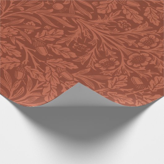 WRAPPORTEUR : WILLIAM MORRIS : ACORNS CADEAUPAPIER (Hoek)