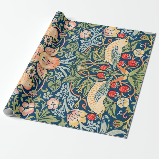 WRAPPORTEUR : WILLIAM MORRIS : CADEAUPAPIER (Uitgerold)