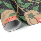 WRAPPORTEUR : WILLIAM MORRIS : POMEGRANAAT CADEAUPAPIER (Rol Hoek)
