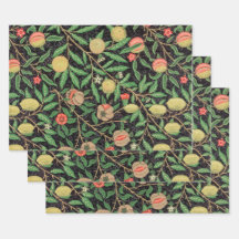 WRAPPORTEUR : WILLIAM MORRIS : POMEGRANAAT