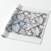 WRAPPORTEUR : WILLIAM MORRIS : WALLFLOWER CADEAUPAPIER (Uitgerold)