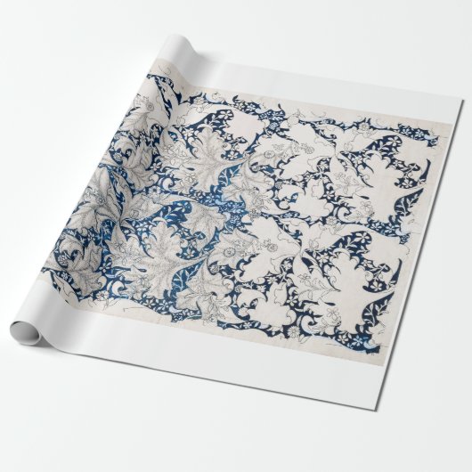 WRAPPORTEUR : WILLIAM MORRIS : WALLFLOWER CADEAUPAPIER (Uitgerold)