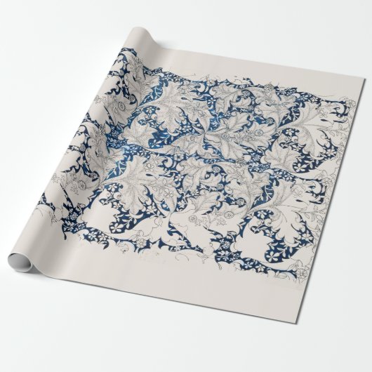 WRAPPORTEUR : WILLIAM MORRIS : WALLFLOWER CADEAUPAPIER (Uitgerold)