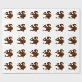 WRAPPORTPAPIERSQUIRREL MET ACORN CADEAUPAPIER (Vlak)