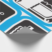 Wrapppapier met balkpictogram cadeaupapier (Hoek)