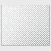 Wrapppapier met witte/zwarte poolpunten cadeaupapier (Vlak)