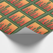 Wrapppapier van woestijn Saguaro Cactus Cadeaupapier (Hoek)
