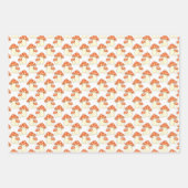 Wrapppapier voor bossen met egel en Amanita  Inpakpapier Vel (Voorkant 3)