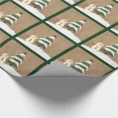 Wrapppapier voor kerstbomen in het land cadeaupapier (Hoek)