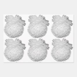 Wrapppapier voor kerstevaluatie inpakpapier vel