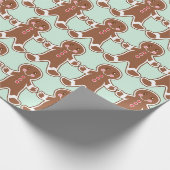 Wrapppapier voor kerstontbijtkoeken cadeaupapier (Hoek)