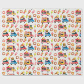 Wrapppapier voor levensmiddelenvrachtwagens cadeaupapier (Vlak)