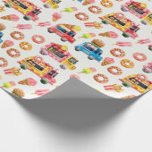 Wrapppapier voor levensmiddelenvrachtwagens cadeaupapier (Hoek)