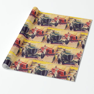 Wrapppapier voor racewagens cadeaupapier