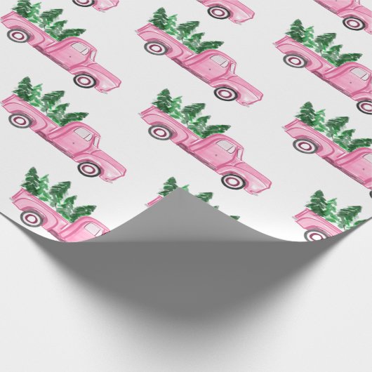 Wrapppapier voor rotatiepersen met kerstbomen voor cadeaupapier (Hoek)