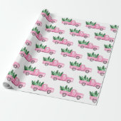 Wrapppapier voor rotatiepersen met kerstbomen voor cadeaupapier (Uitgerold)